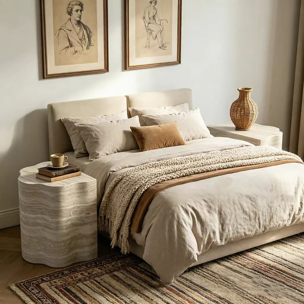Round Coffee Tables Side Table Set of 2