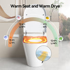 Unique Smart Toilet with Integrated Bidet