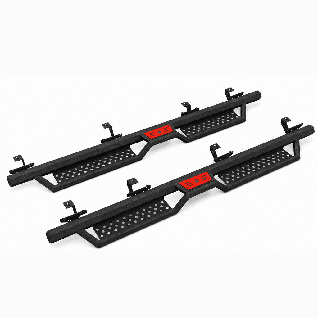 Hexagonal Style Running Boards Compatible with Jeep Gladiator