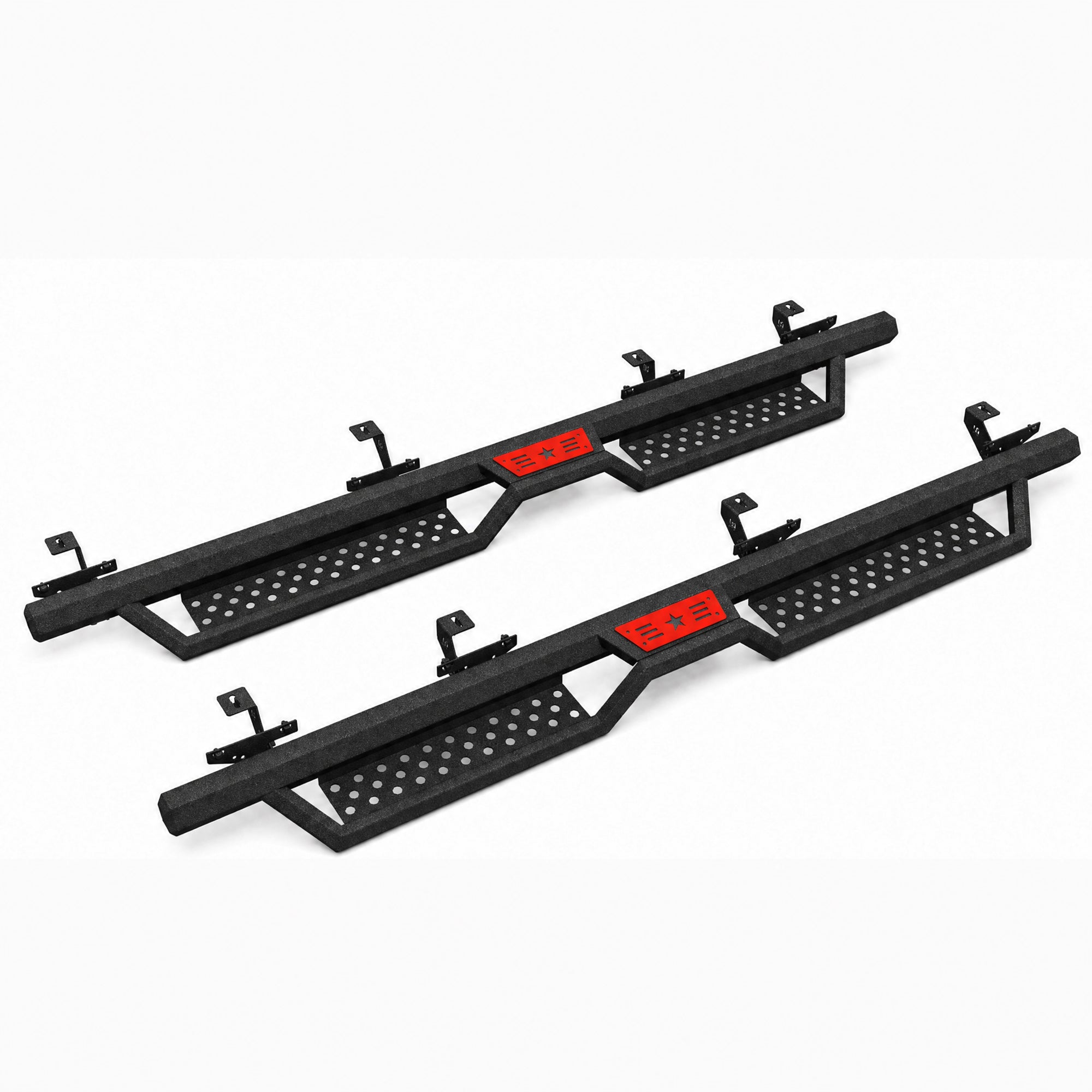 Hexagonal Style Running Boards Compatible with Jeep Gladiator