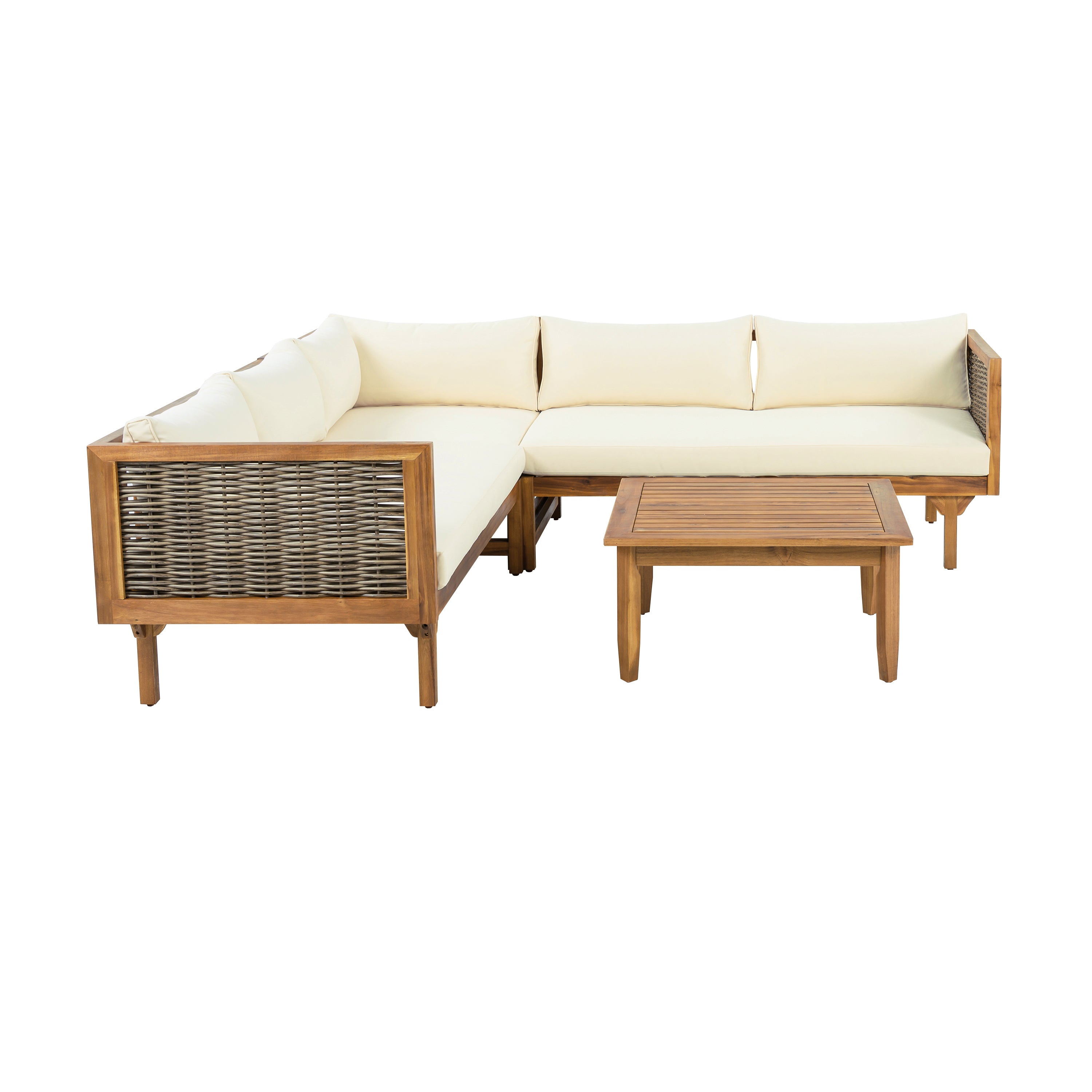 Sectional Seating Group With Waterproof Cushions