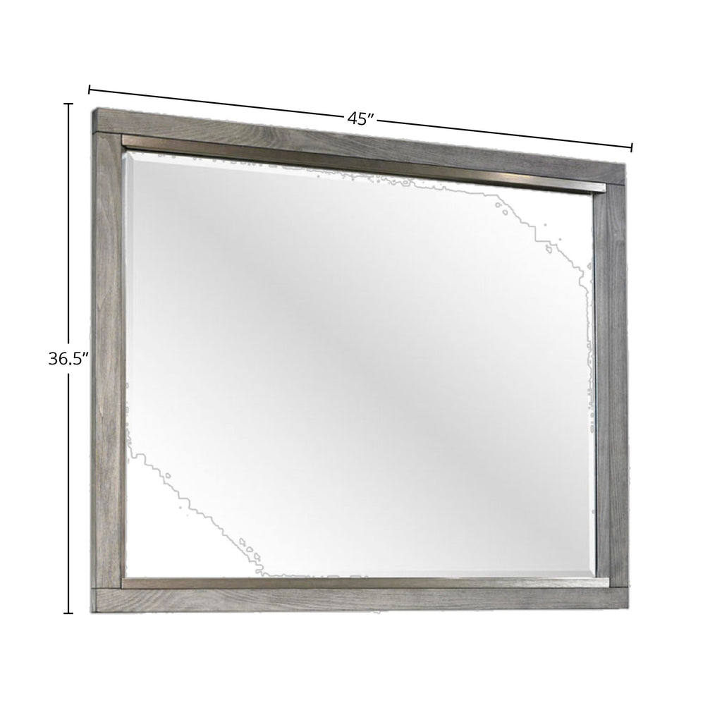 Gray Landscape Mirror