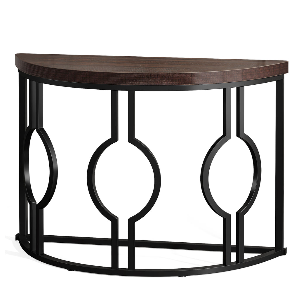 Half Moon Console Table for Entryway