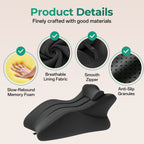 Memory Foam Ergonomic Wedge Pillow for Reading & Back Support