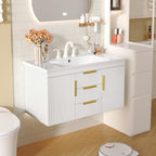 36'' Wall Mounted Bathroom Vanity
