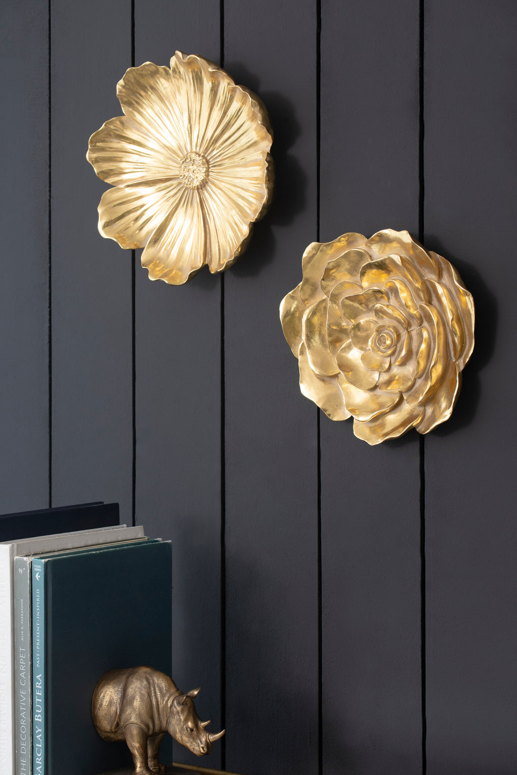 Set of 2 Decorative Roses