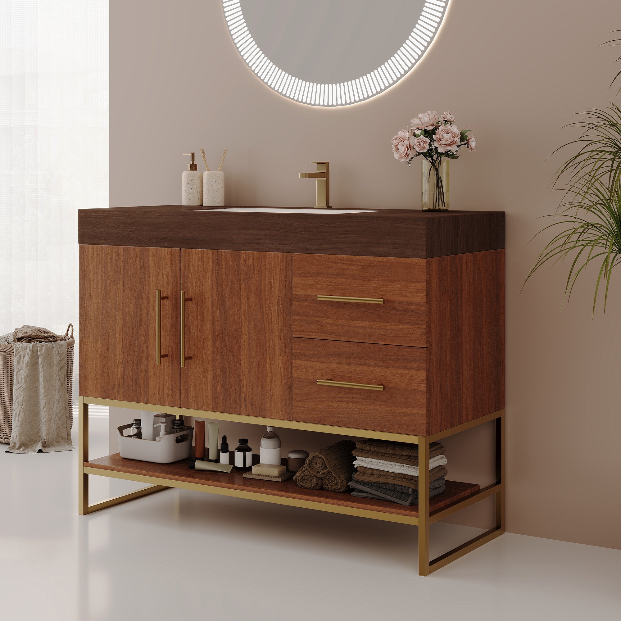 36" Modern Free-Standing Bathroom Vanity