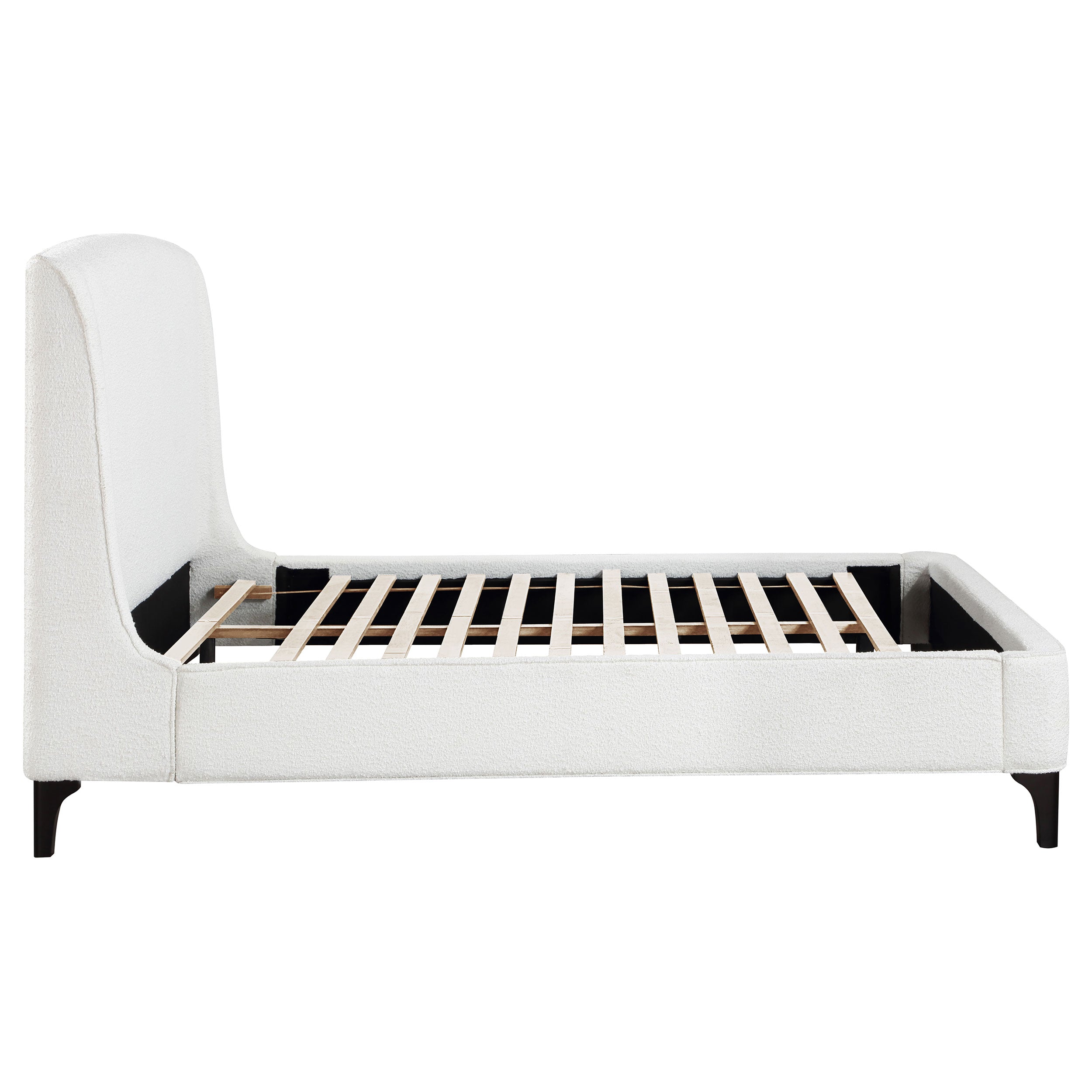 Theodore Snow Upholstered Eastern King Wingback Bed