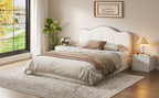 King Size Upholstered Platform Bed