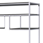 Vonara Rustic Etagere Bookshelf