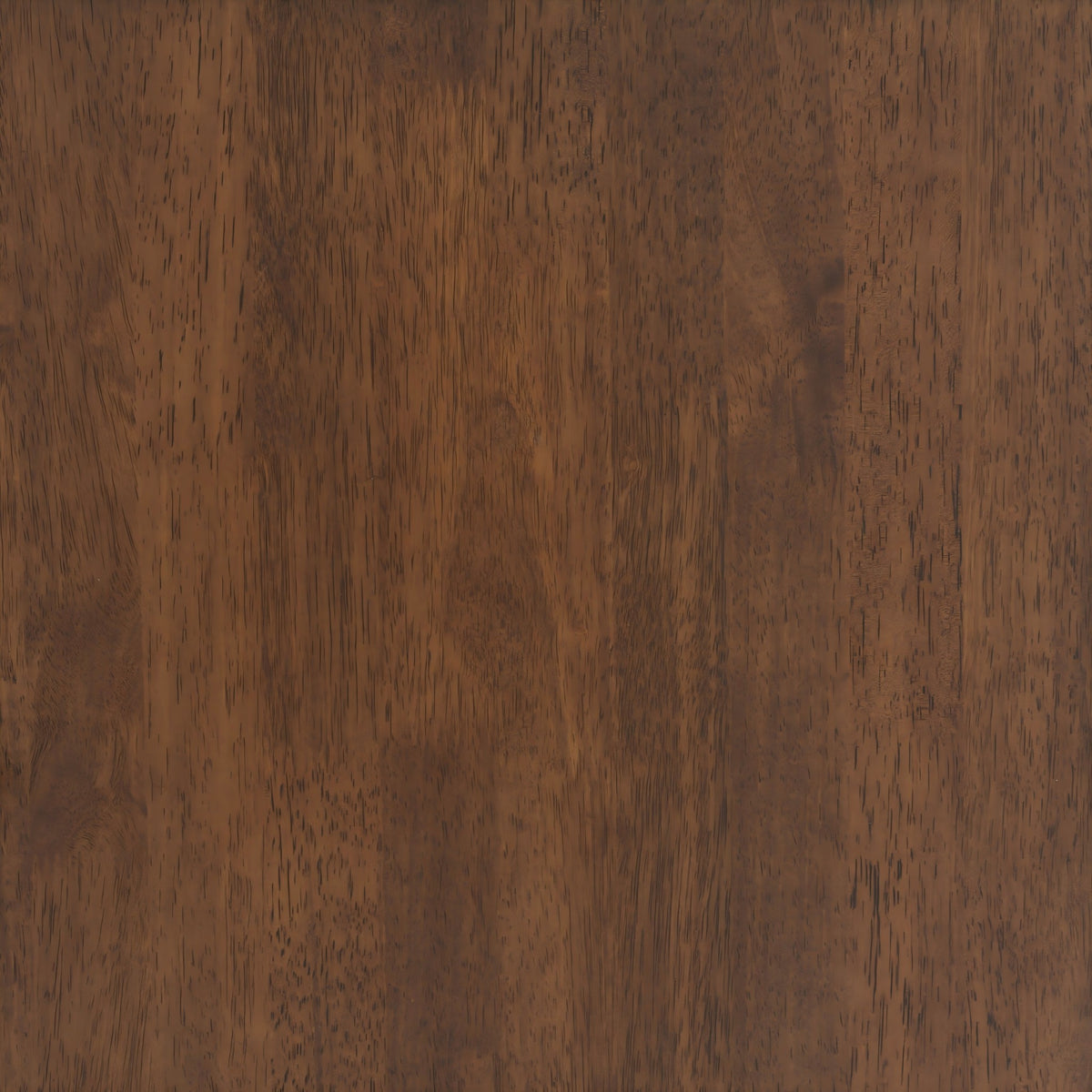 Levi Mid-Century Solid Wood Dining Table Set, 86-Inch Rectangular with 6 Leather Chairs, Brown