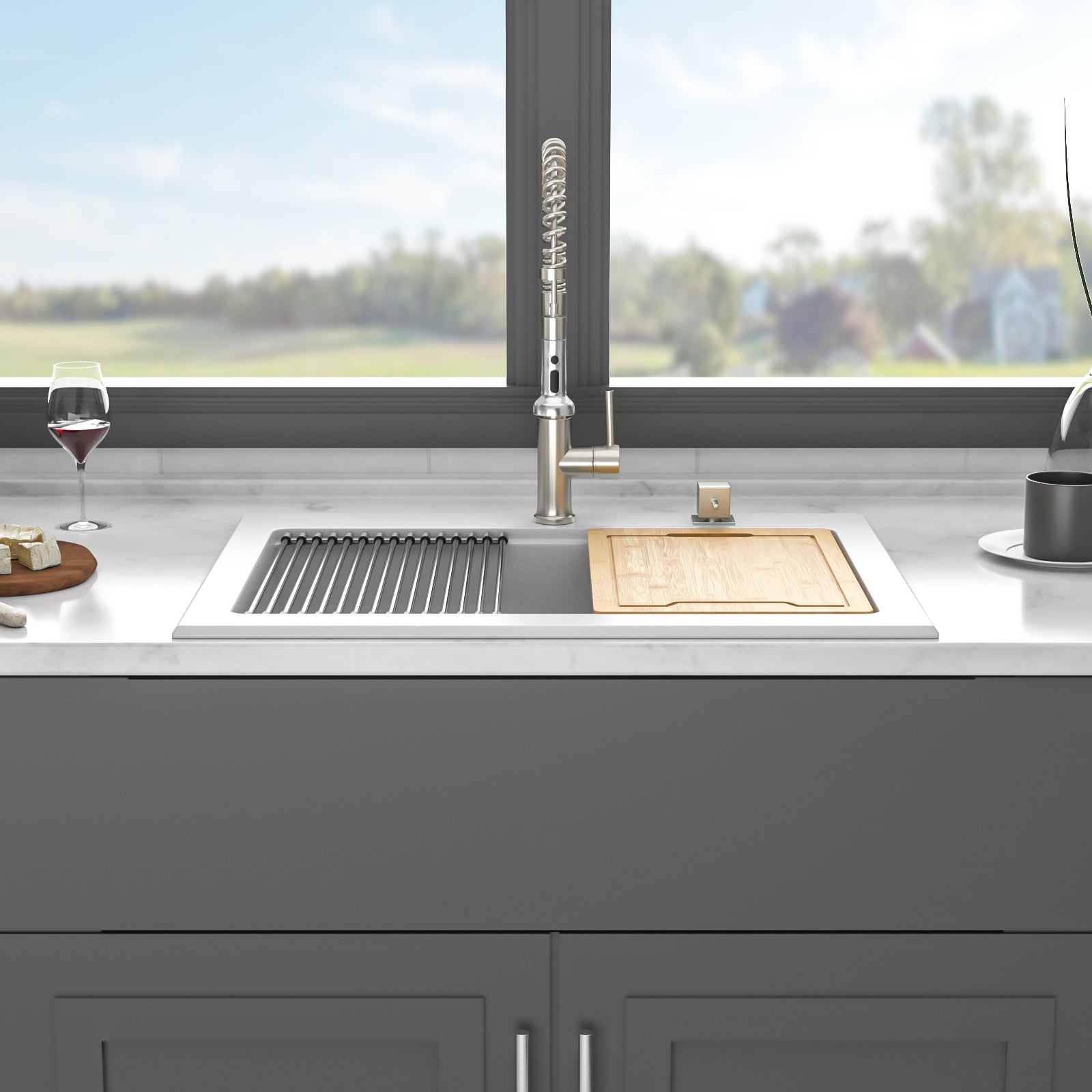 Quartz Kitchen Sink - 30"