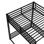 Metal Bunk Bed, Full XL over Full XL