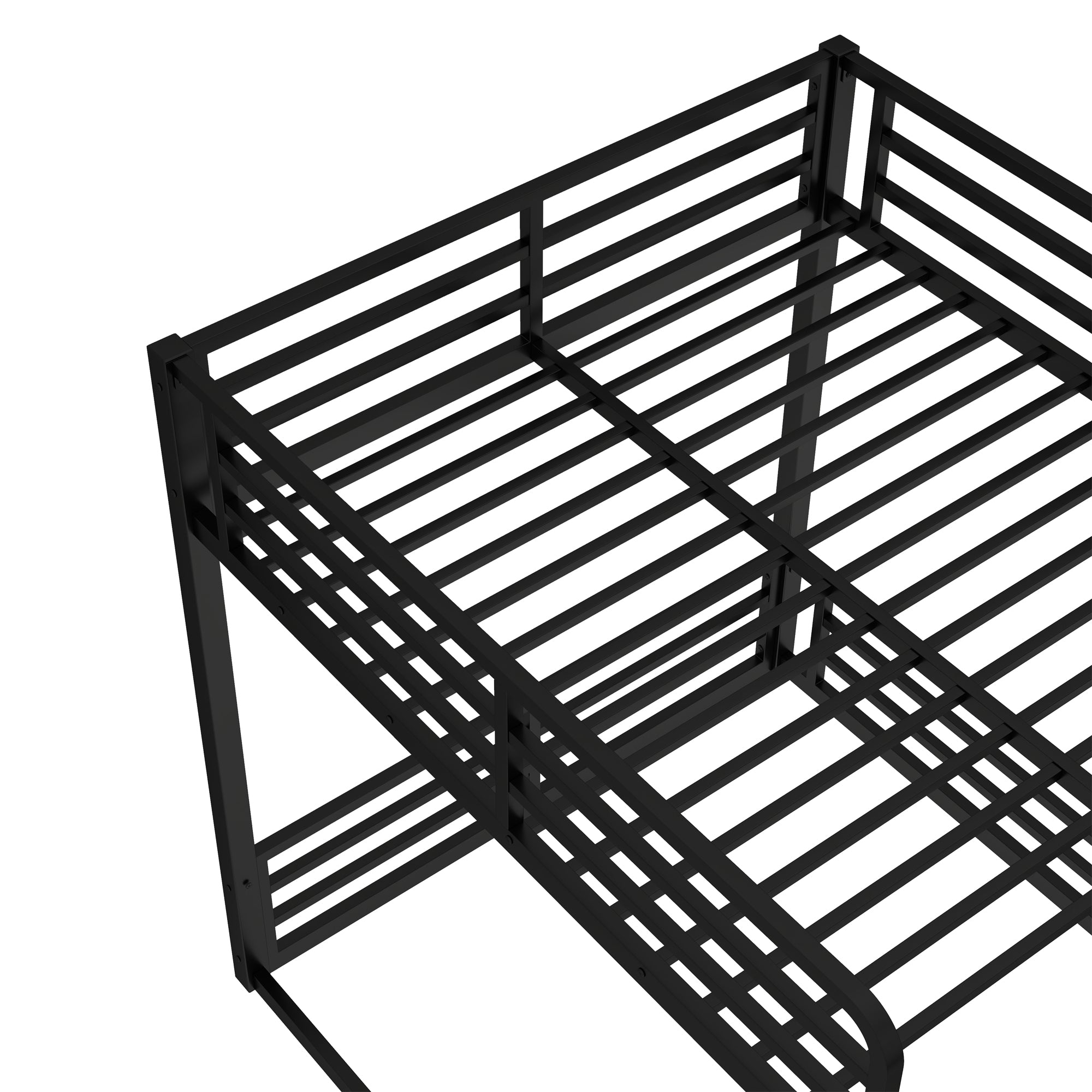 Metal Bunk Bed, Full XL over Full XL