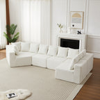151.6-Inch Extra-Large L-Shaped Modular Sofa