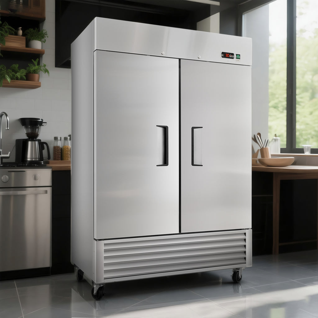 54" Commercial Freezer 49 Cu.ft with Solid Door Reach-In
