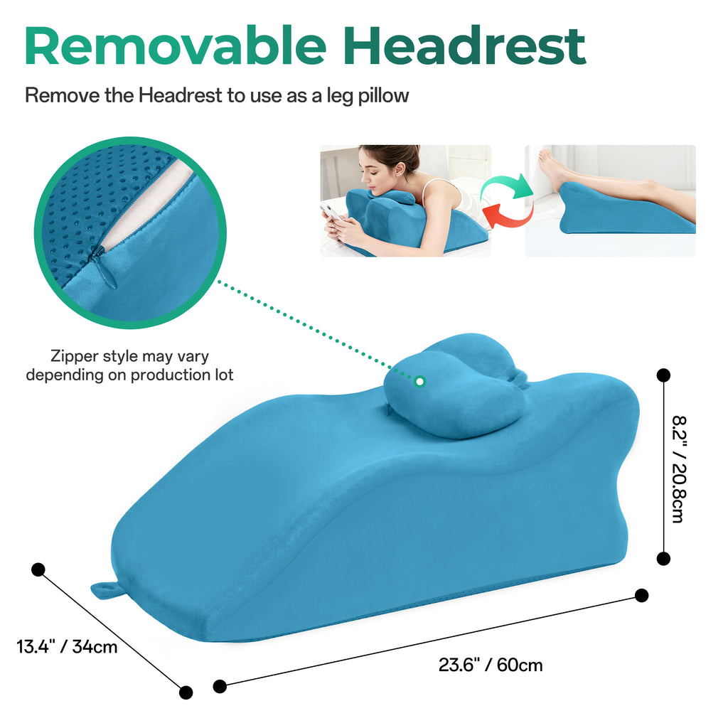Ergonomic Spinal Posture Support & Multi-Functional Bed Pillow