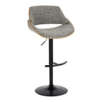Mid-Century Modern Adjustable Barstool