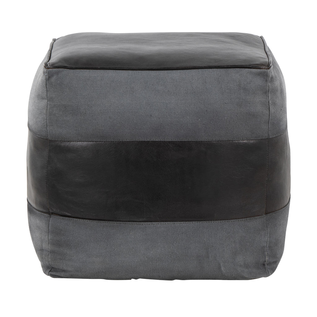 Cobber Canvas Square Ottoman