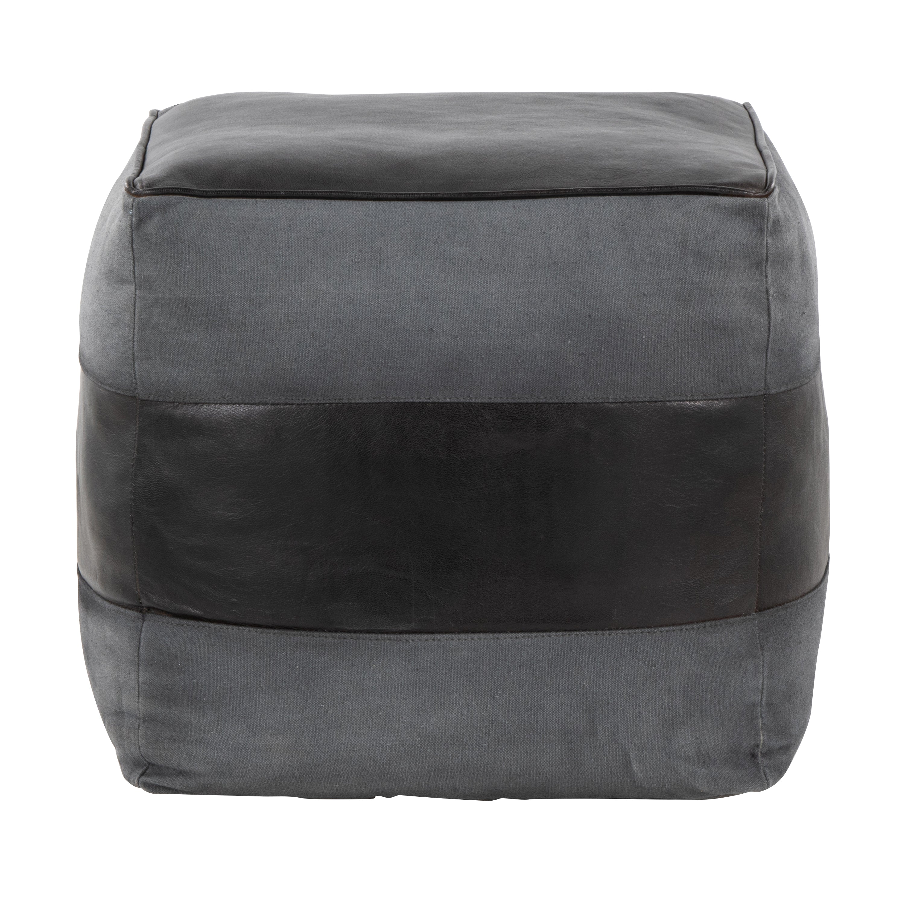 Cobber Canvas Square Ottoman
