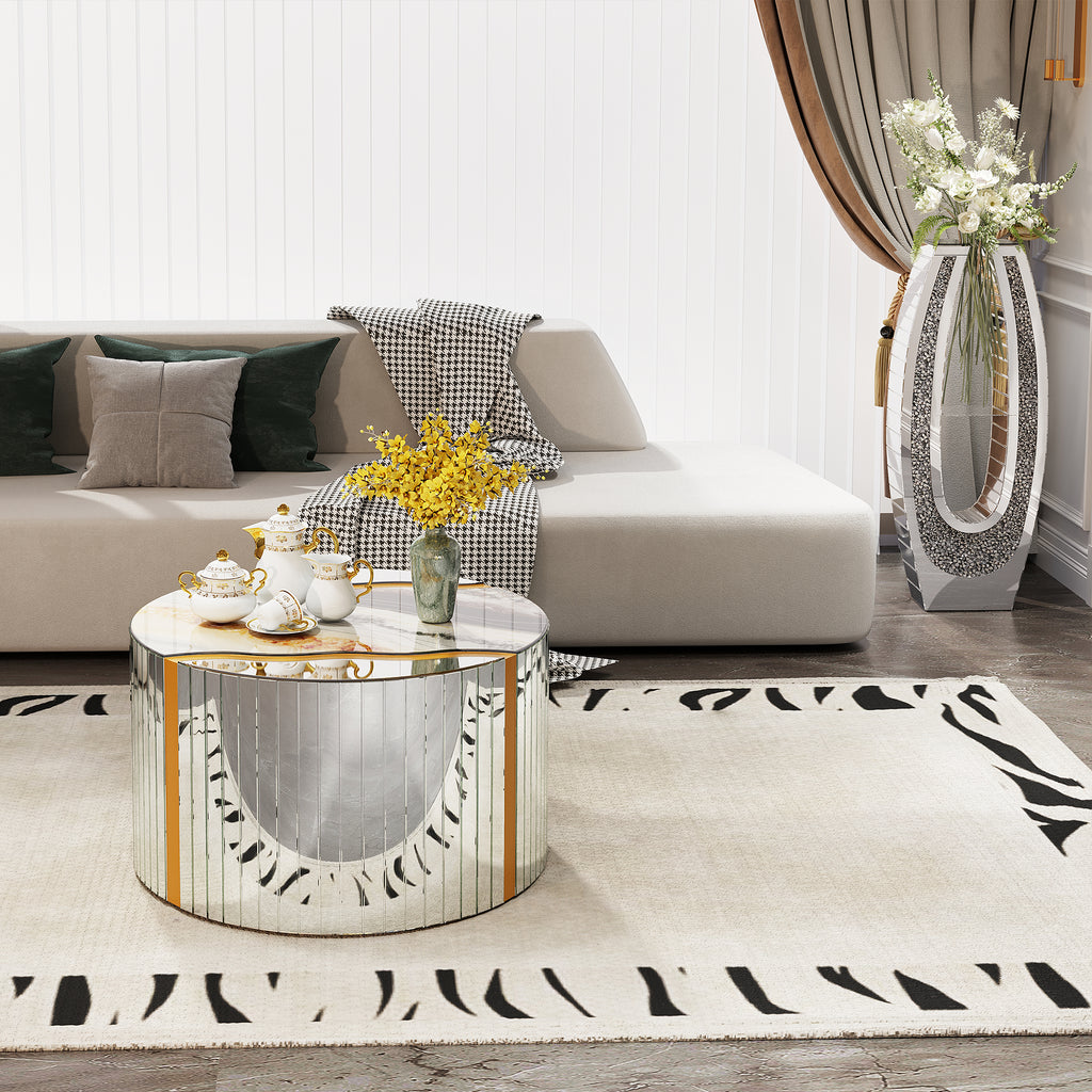U-Shaped Tall Decorative Floor Vase