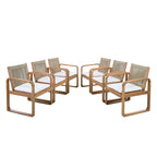 2-Piece Outdoor Dining Chairs Set
