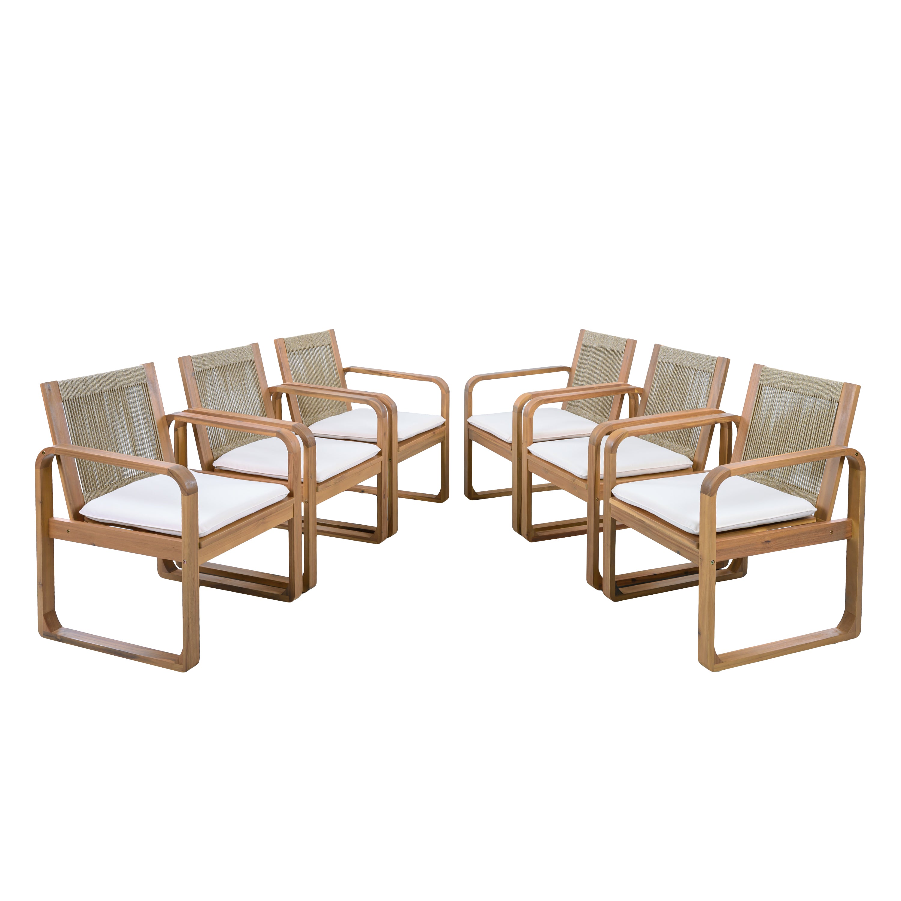 2-Piece Outdoor Dining Chairs Set