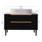 36 Inch Bathroom Vanity with Ceramic Integrated Sink