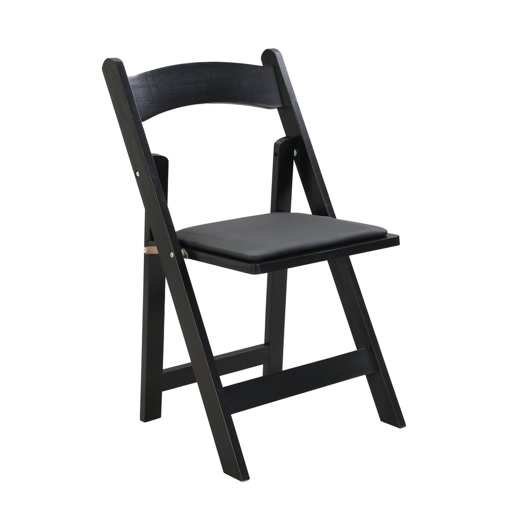 Upholstered Folding Chair Set of 4