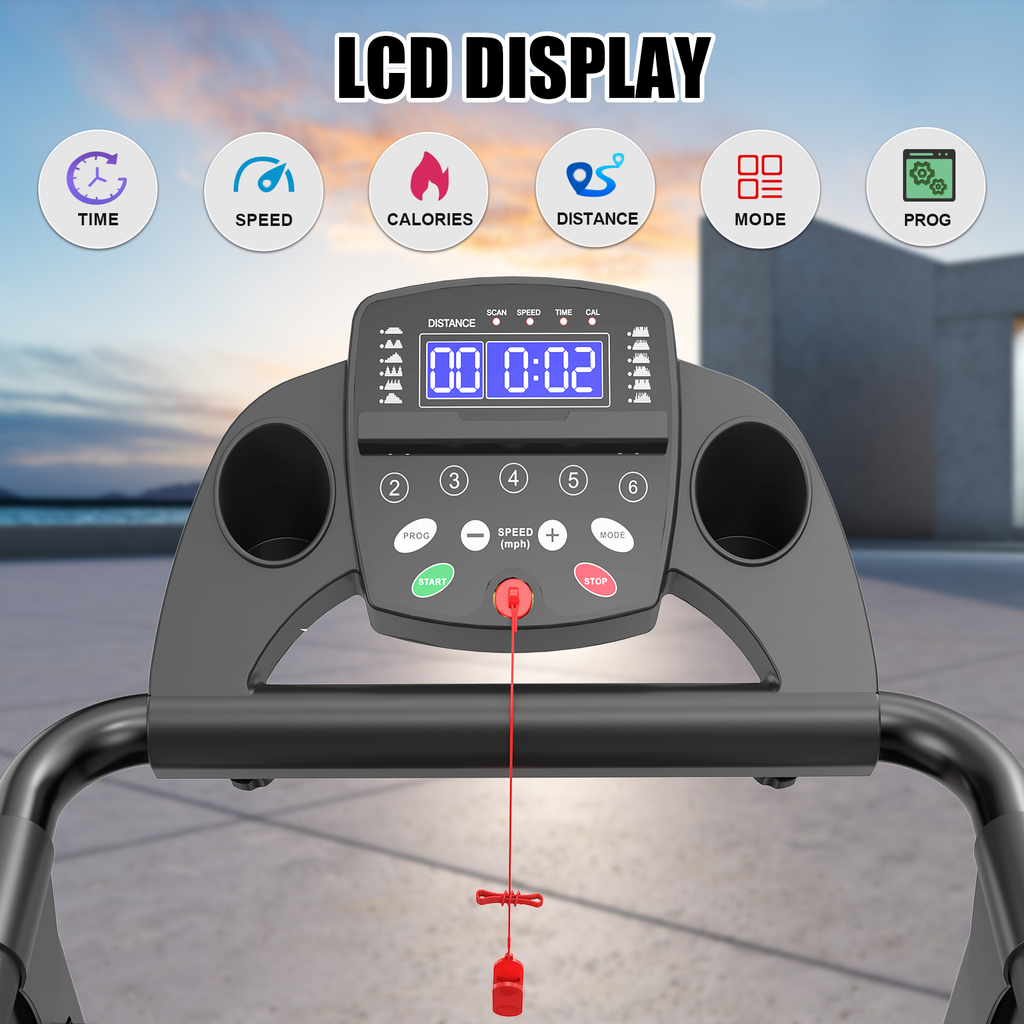 Foldable Treadmill for Home, 2.5HP Portable Treadmill
