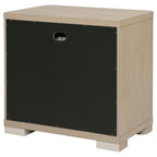 Mirador Light Elm 2-Drawer Nightstand Bedside Table
