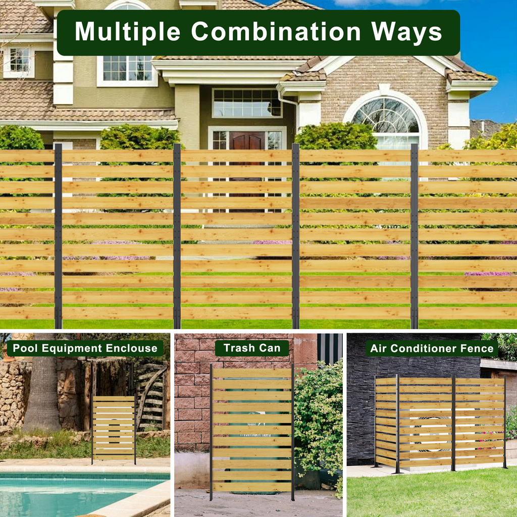 Goodyo Cedar Wood Privacy Screen
