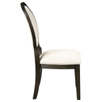 Fulton Dark Cocoa Oval Back Dining Side Chair Set (2 of Set)