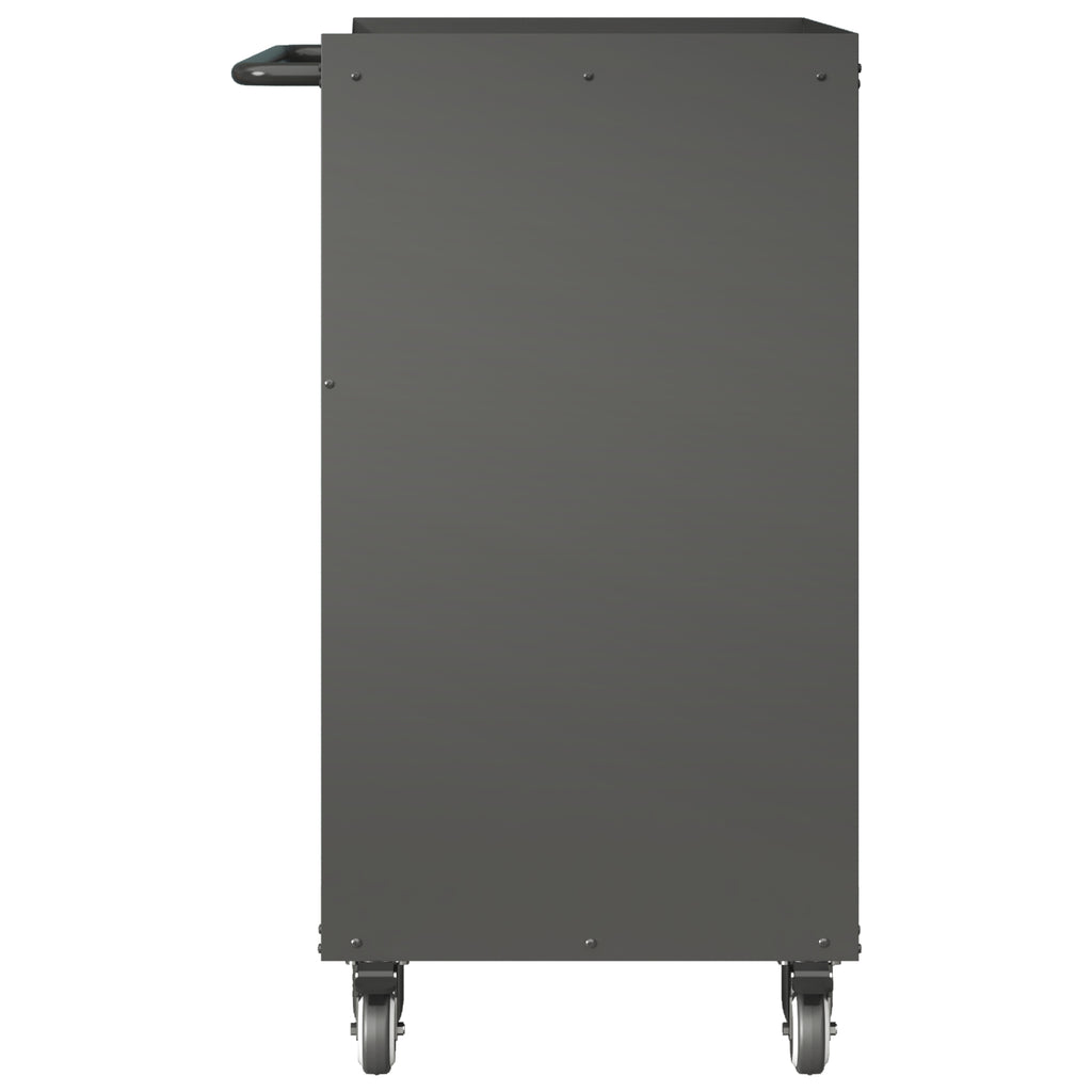 Heavy-Duty Metal Storage Cabinet with Wheels