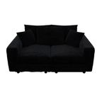 Plush Corduroy 3-Seat Sofa