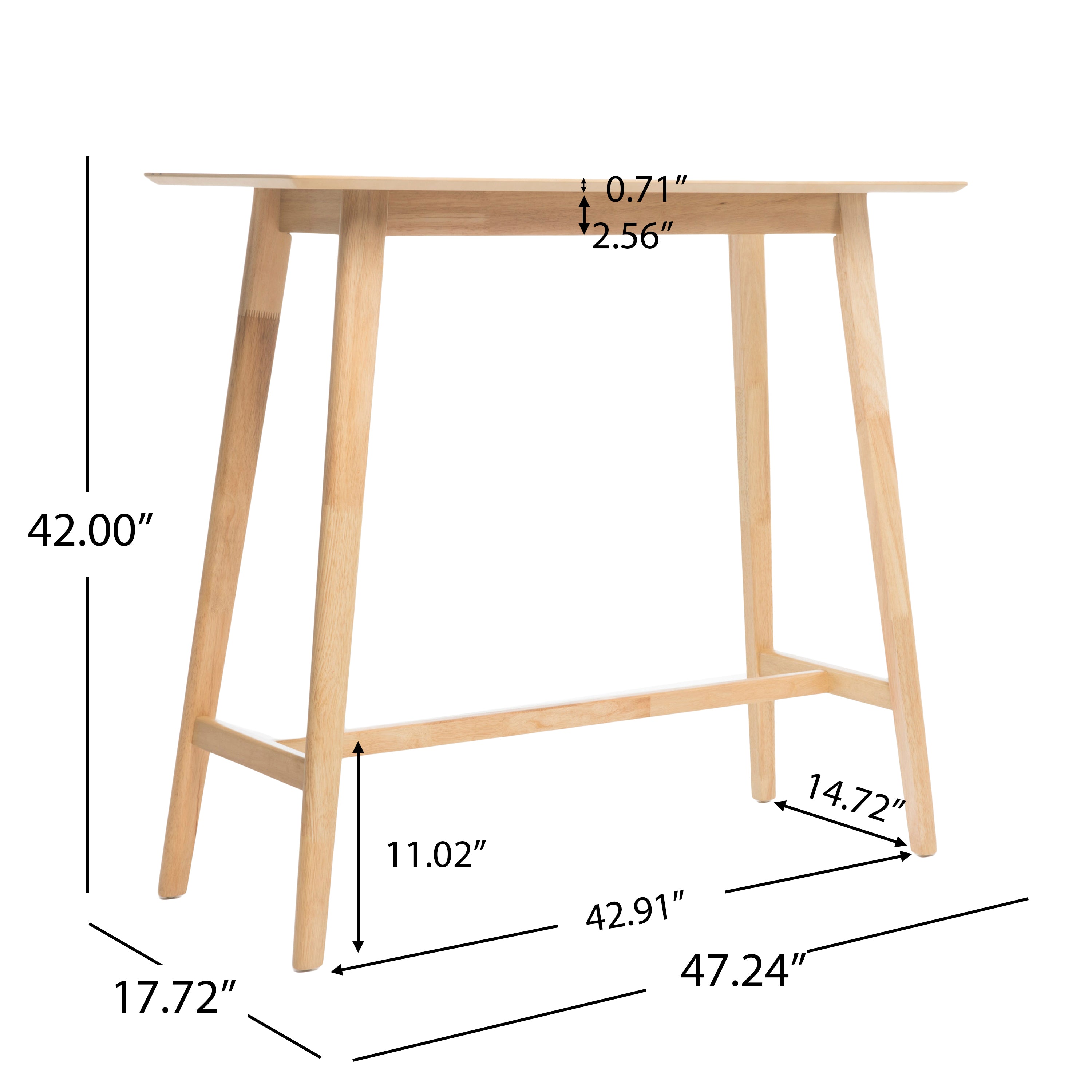 Wood Bar Table