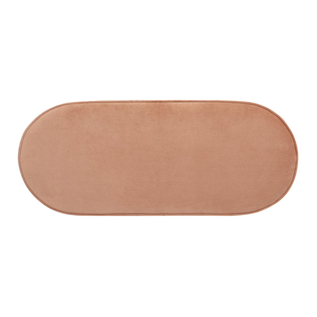 Serena 38" Oval Storage Bench Ottoman