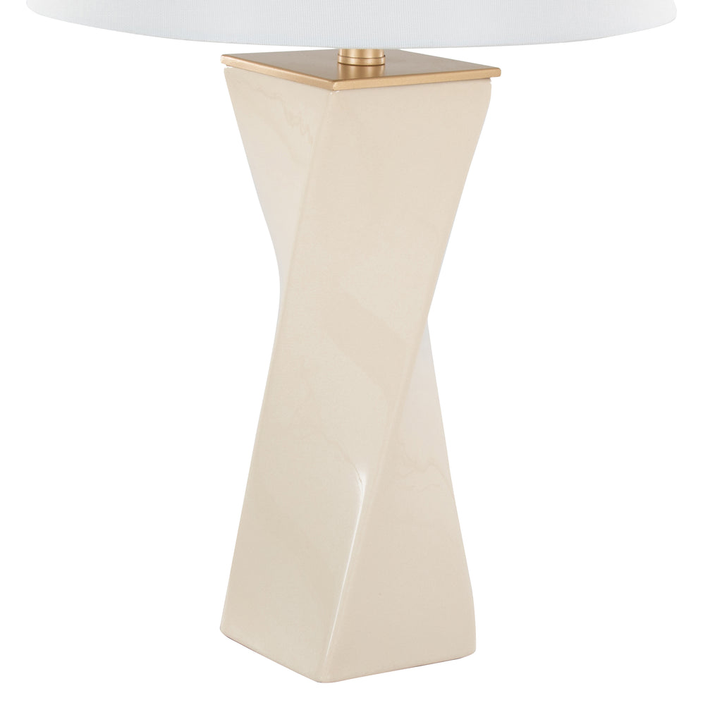 Square Contemporary 27" Ceramic Table Lamp
