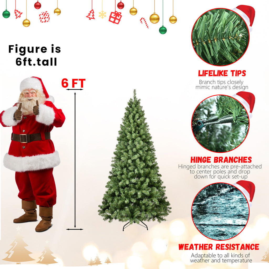 5ft Pre-Lit PVC Christmas Tree