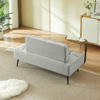 54-Inch Modern Two-Seater Velvet Sofa
