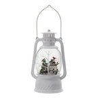 Christmas Lighted White Spinning Lantern