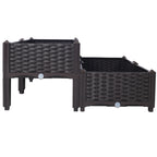 4 Piece Raised Garden Bed with Legs