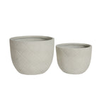 Round Concrete Planter Set of 2