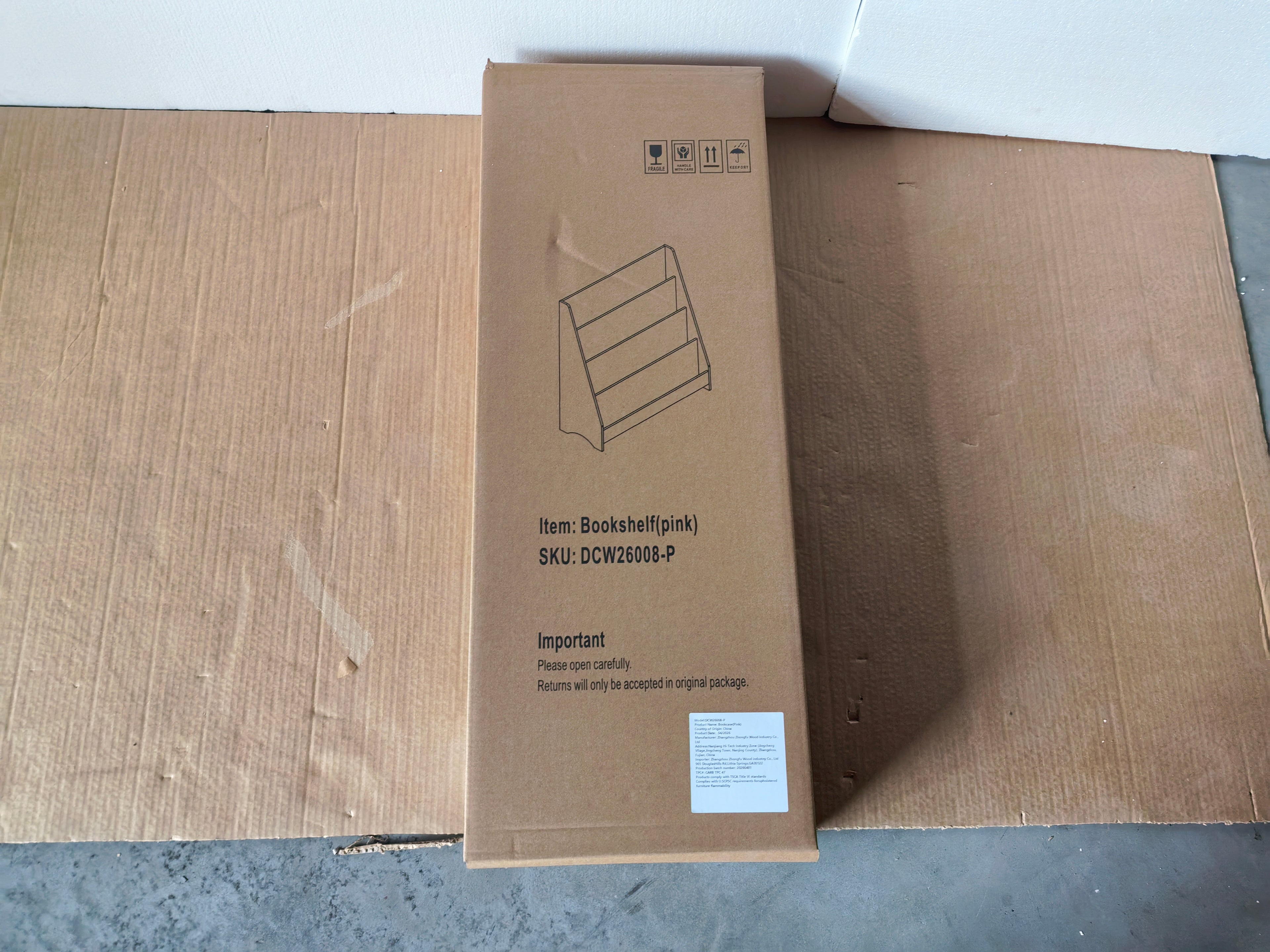 4-Tier Kids Bookshelf