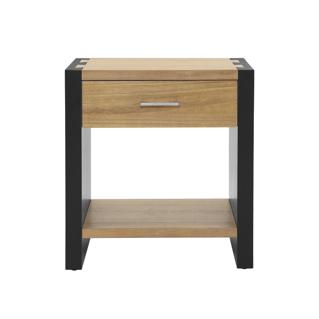 Wood Nightstand, Bedside Table
