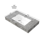 36" MURI Bathroom Sink