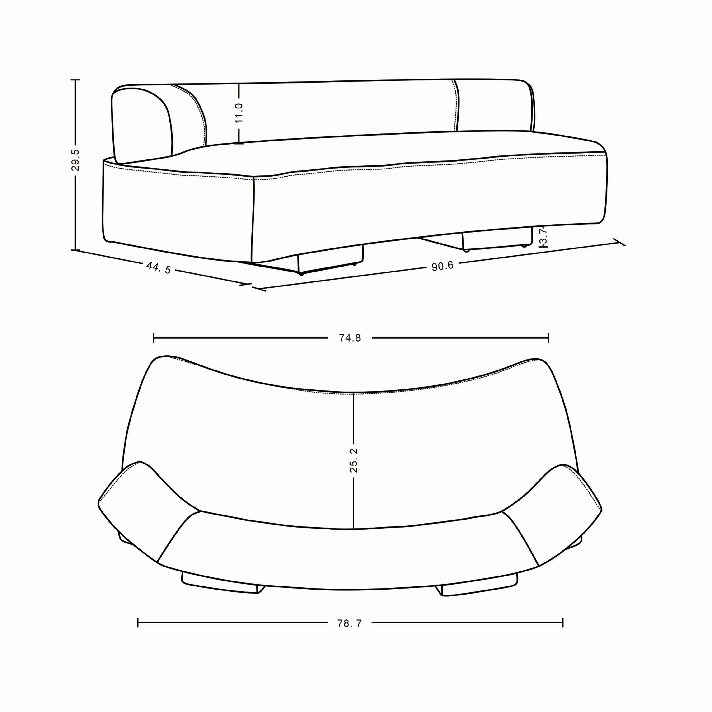 Verandah 91" Chenille Sofa in Olive