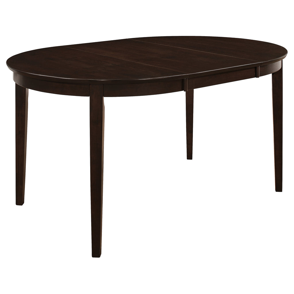 Gabriel 7-Piece Extension Leaf Dining Table Set - Cappuccino