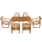 7 Pieces Patio Dining Set