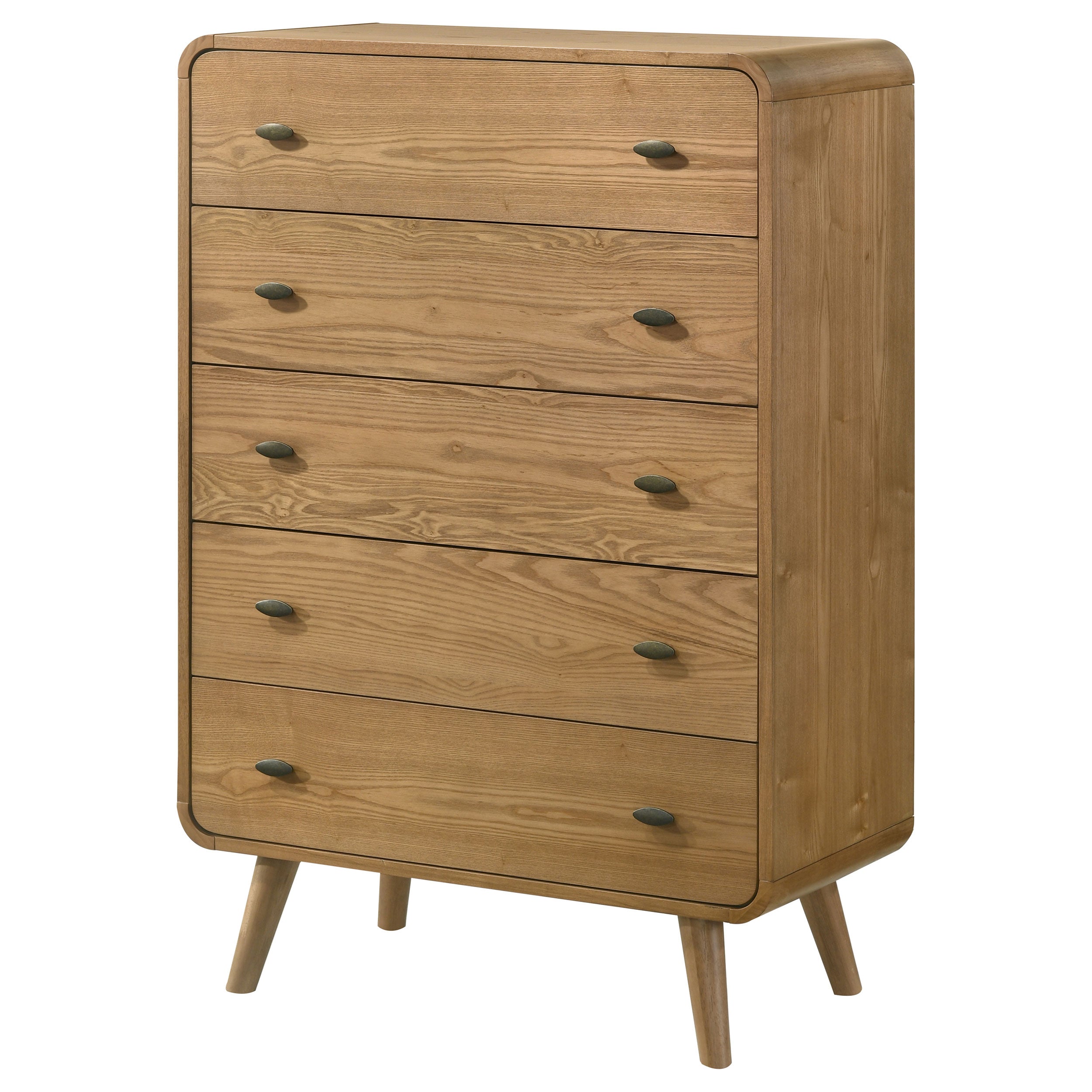 Winston Light Ash 5-Drawer Bedroom Chest of Drawers